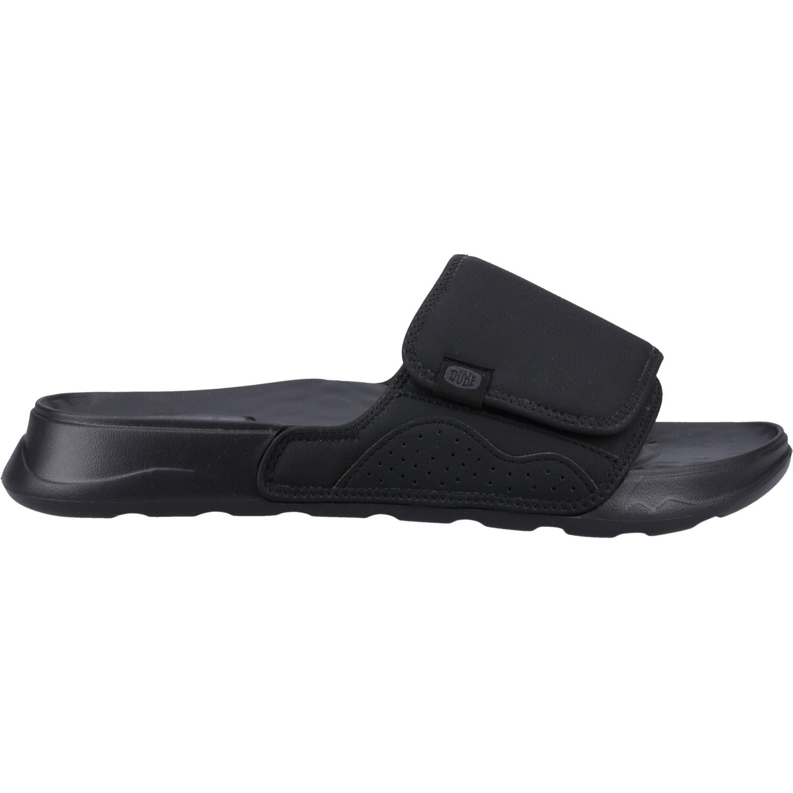 HEYDUDE Shore Slide Classic Slides Pour Hommes En Polyester Noir