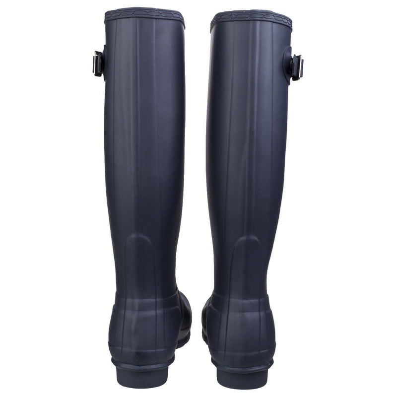 Hunter Original Tall Bottes En Caoutchouc Bleu Marine Pour Femme
