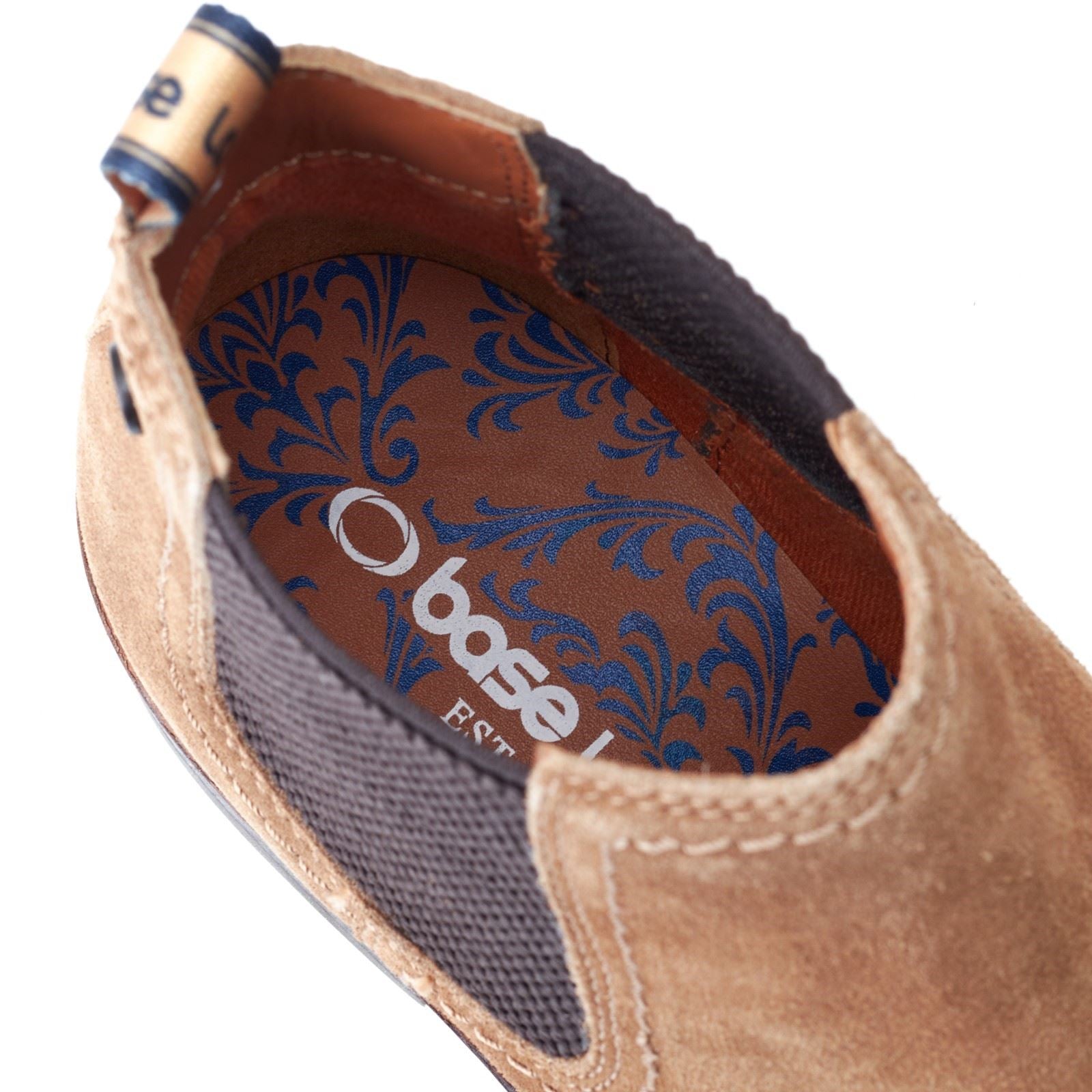 Base London Portland Bottes En Cuir Pour Hommes Couleur Gingembre