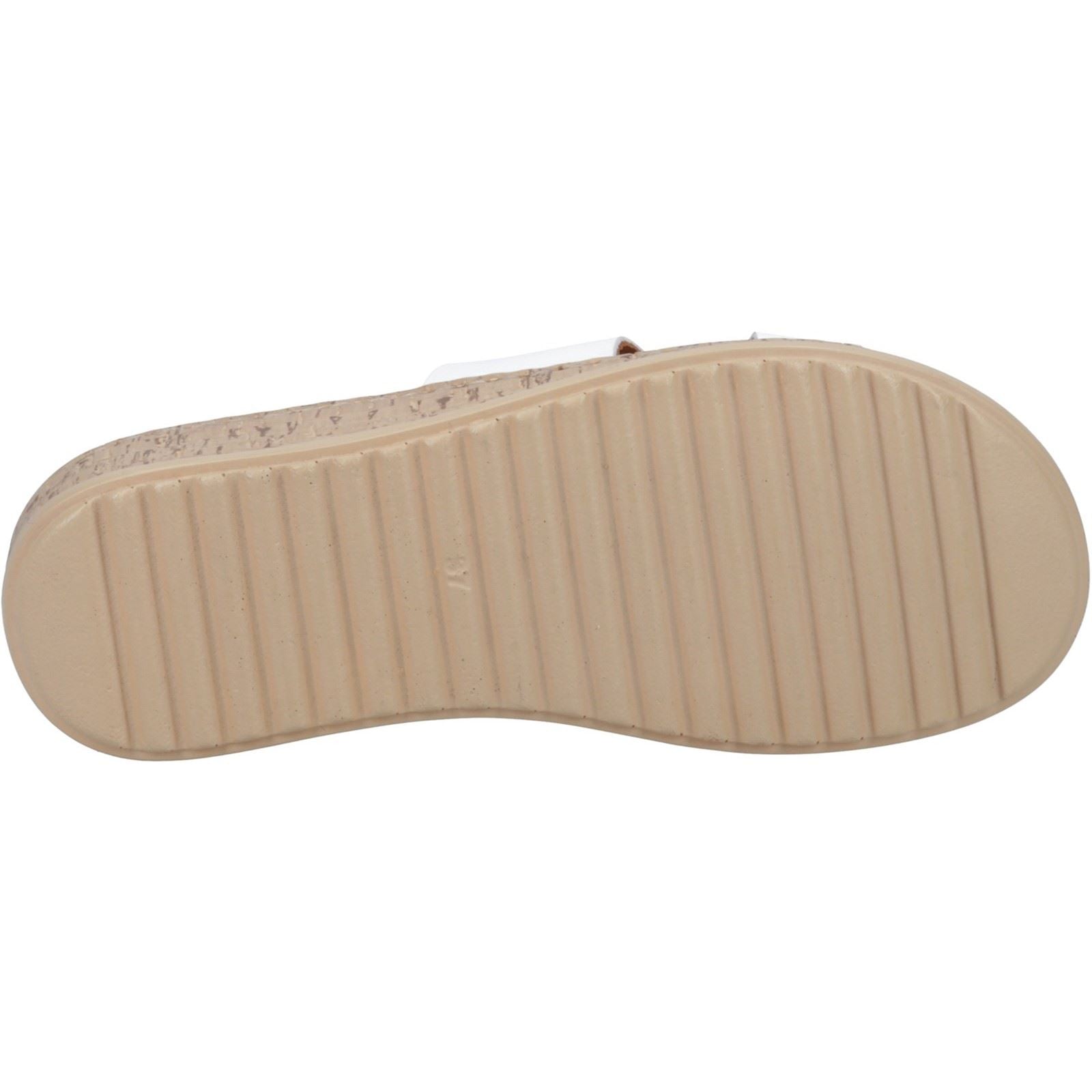 Hush Puppies Eloise Sandales Blanches En Cuir Pour Femme