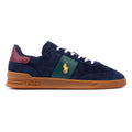 Ralph Lauren Heritage Area Baskets Bleu En Daim Pour Hommes