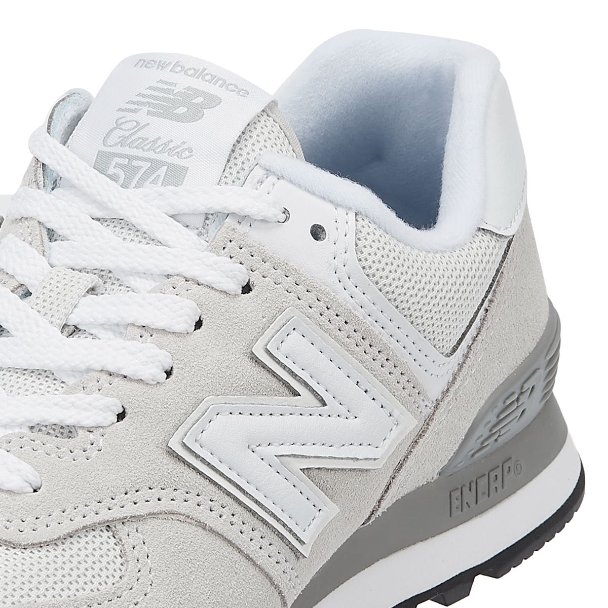 New Balance 574 Nuages De Nimbus Baskets Pour Femmes En Gris Clair