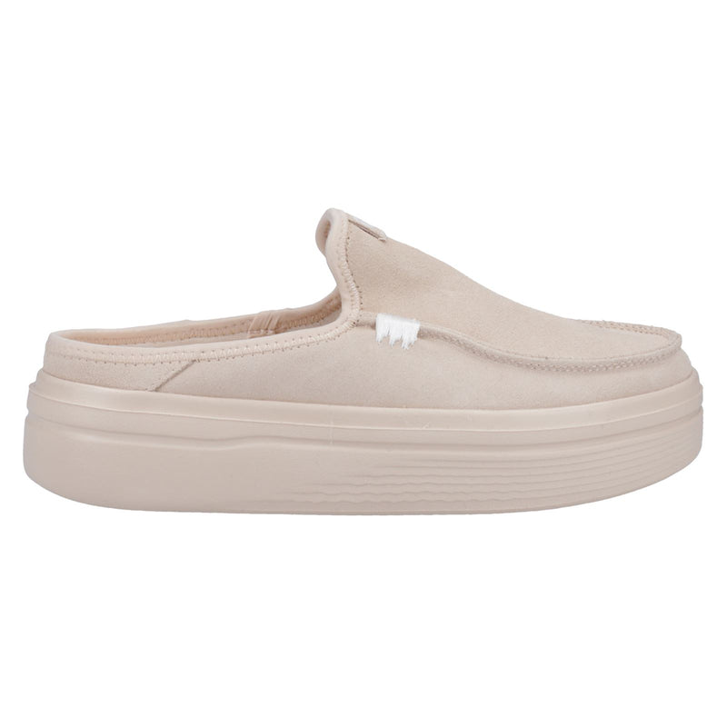 HEYDUDE Austin Lift Classic Mules En Cuir Pour Femmes De Couleur Blush