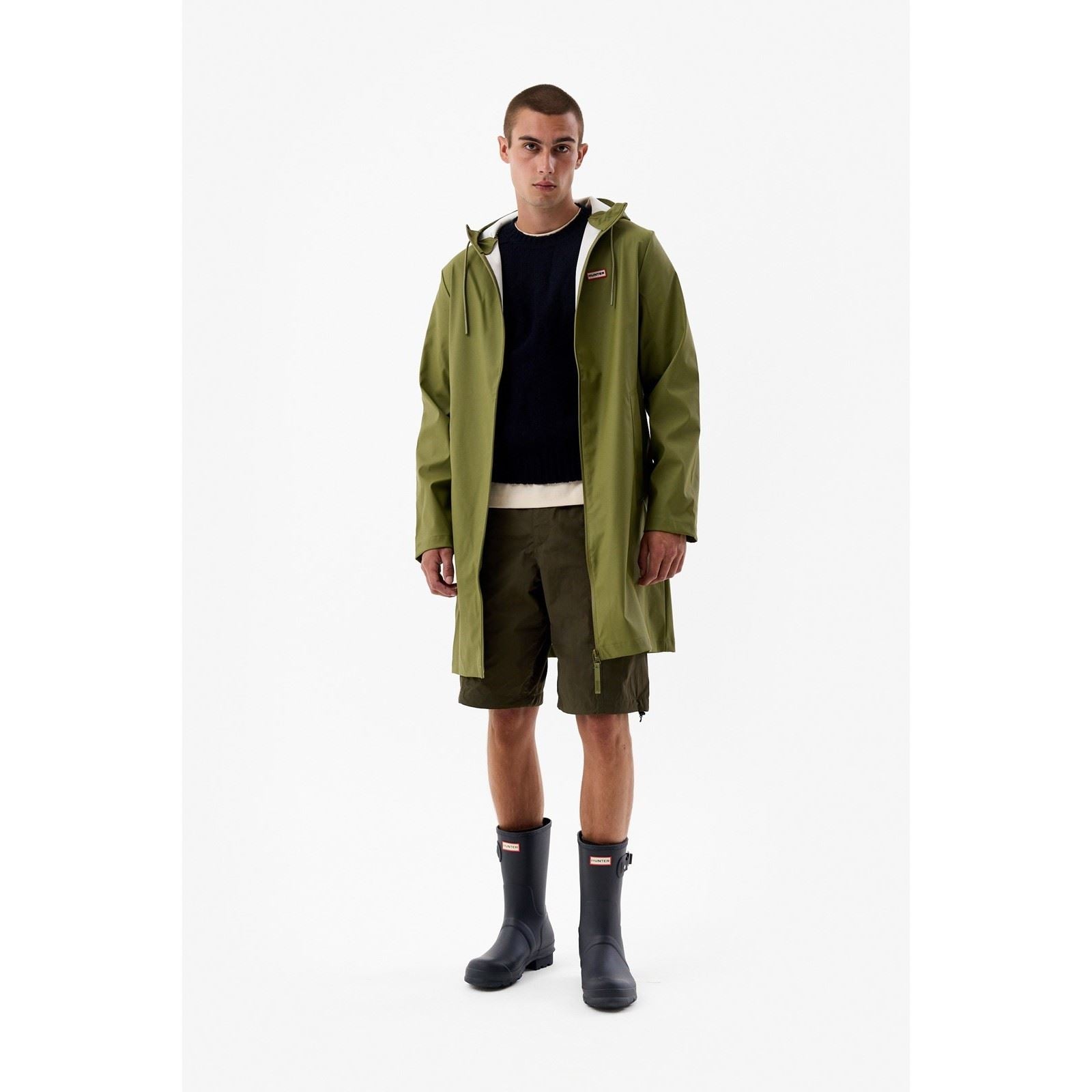 Hunter Andrea Manteau De Pluie Vert Unisexe Pour Adultes