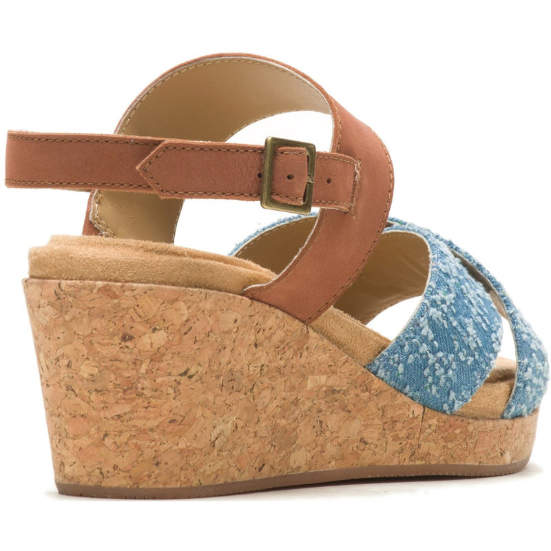 Hush Puppies Willow X Band Sandales En Denim Pour Femmes En Suède
