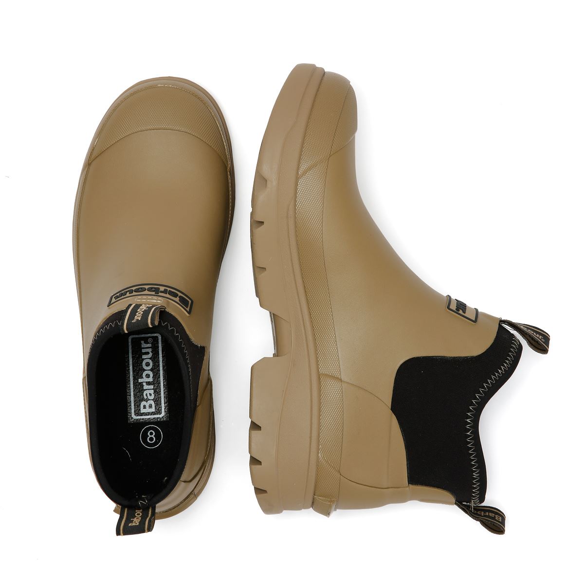 Barbour Ridge Bottes En Caoutchouc Pour Hommes Beiges