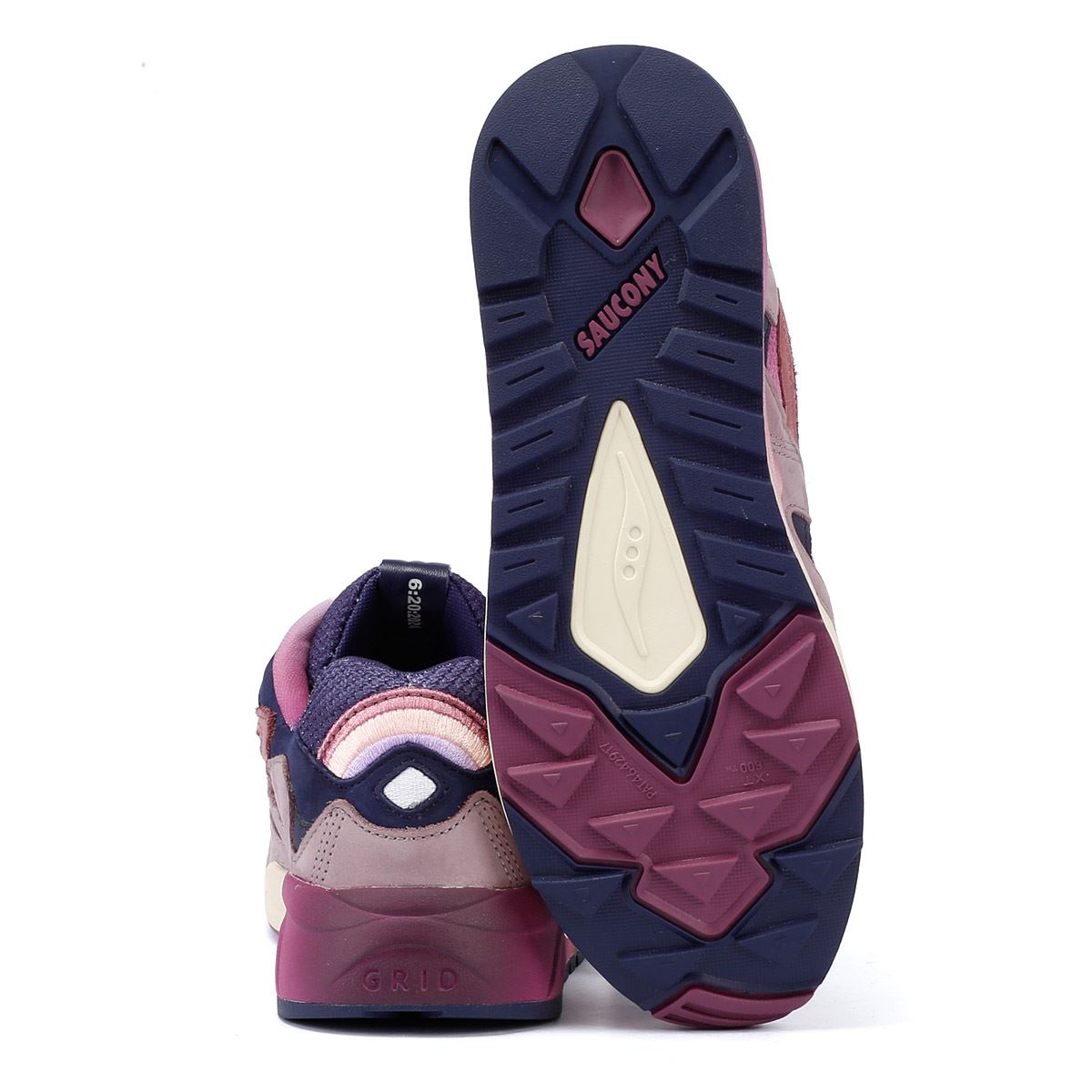 Saucony Shadow 2 Baskets Lilas/Bleues