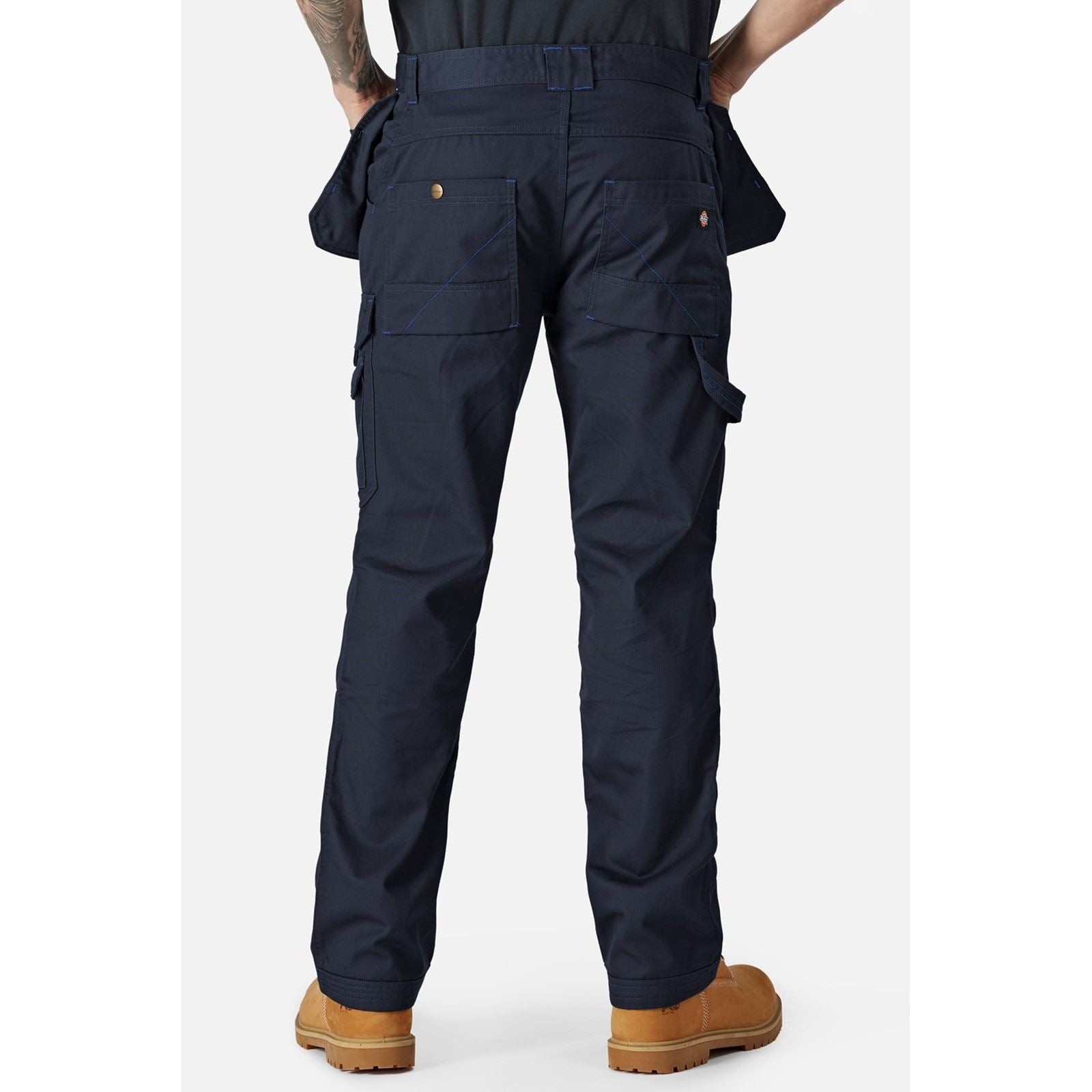 Dickies Redhawk Pro Pantalons De Plein Air En Polyester Pour Hommes Bleus