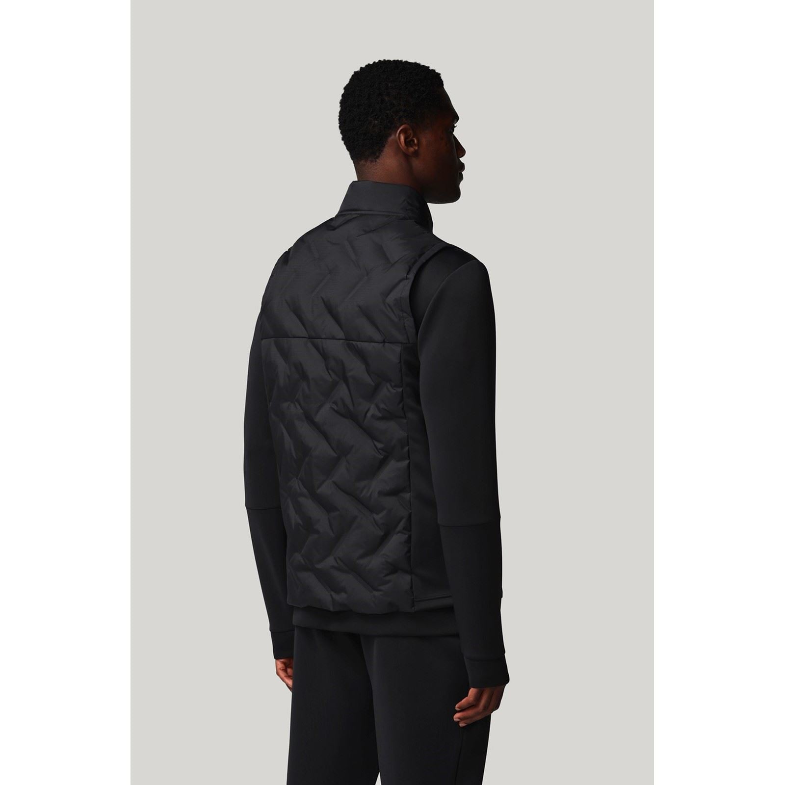 Castore Hybrid Gilets Noirs Pour Hommes