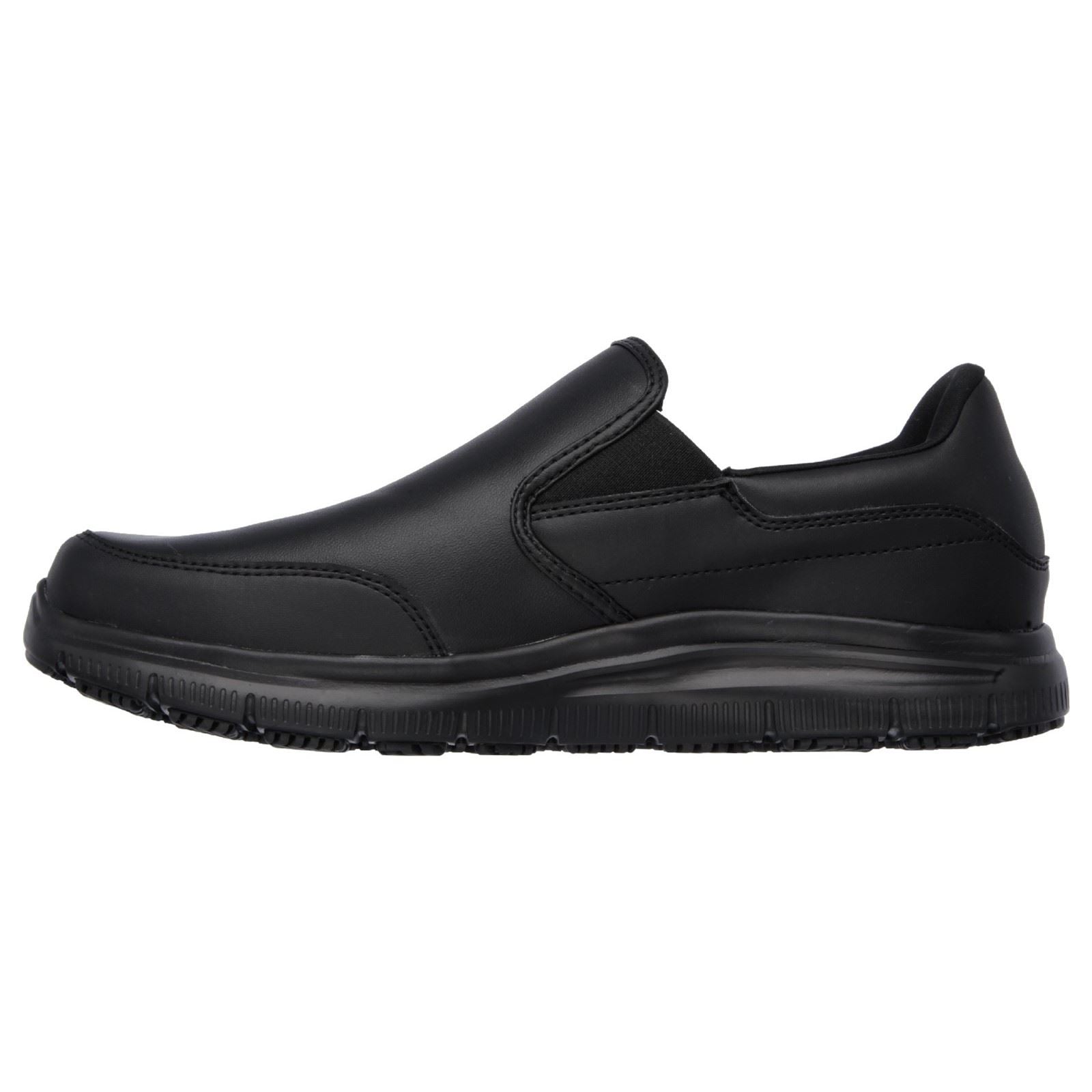 Skechers Workwear Flex Advantage Chaussures De Sécurité Noires En Synthétique Pour Hommes