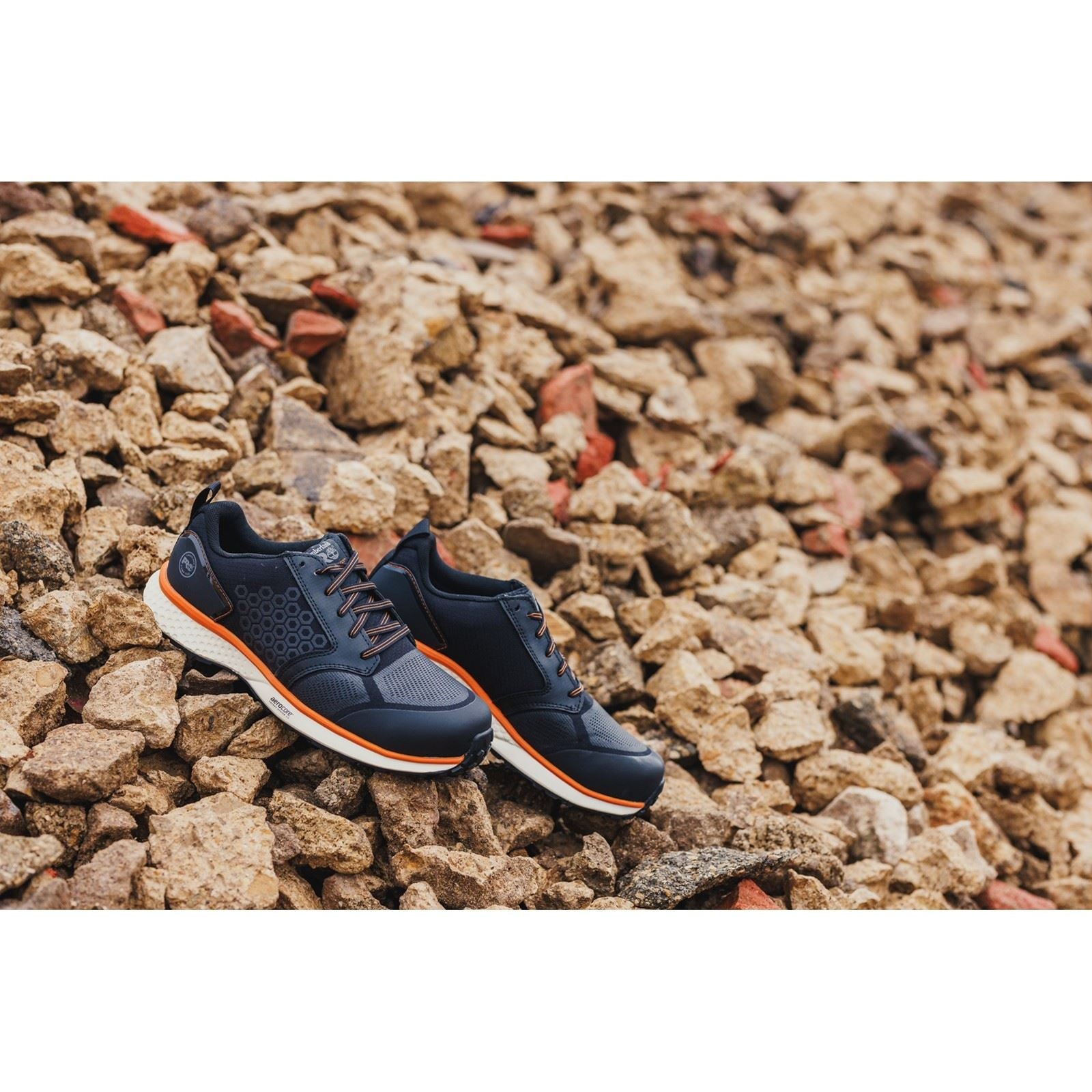 Timberland Pro  Baskets De Sécurité Synthétiques Reaxion Noires/Oranges