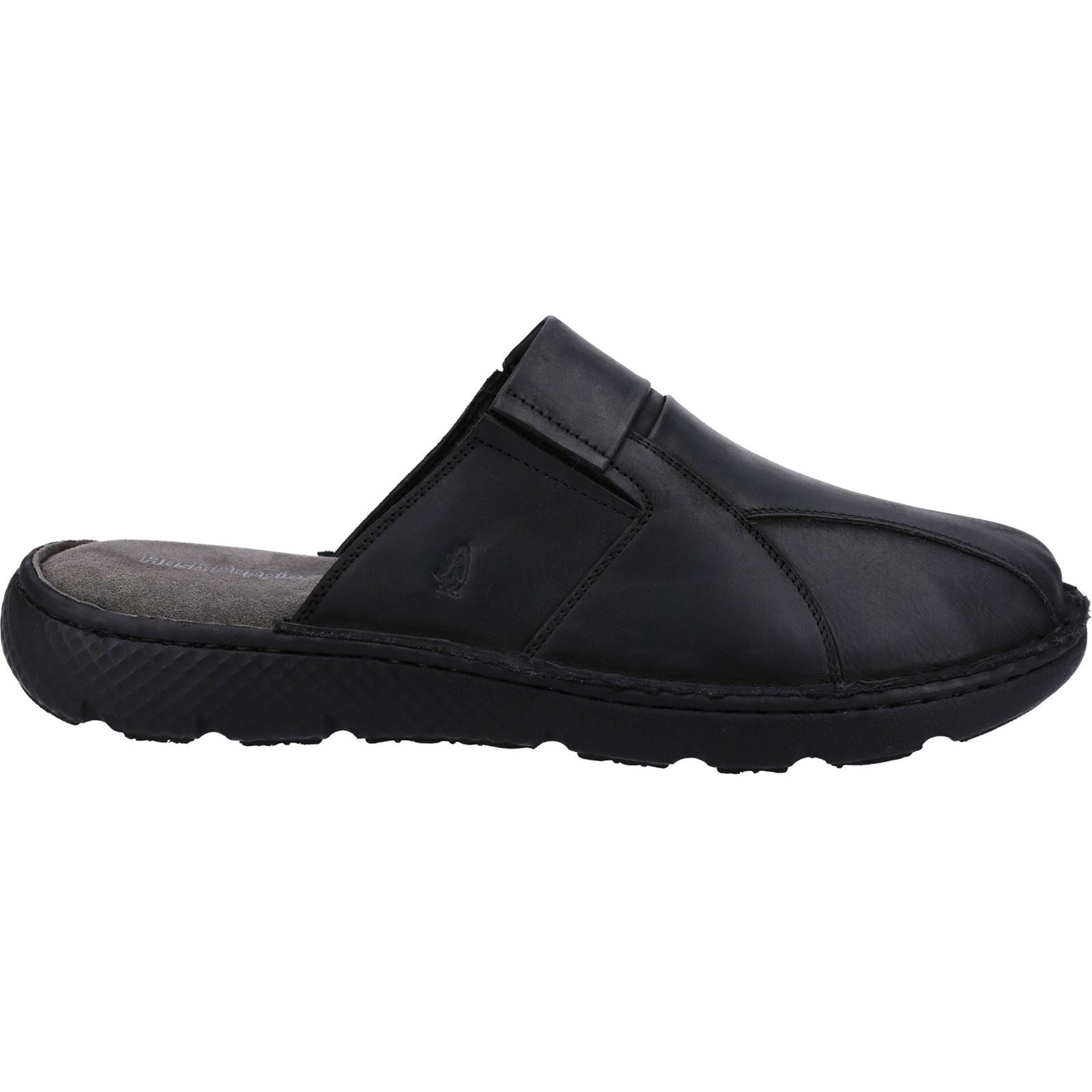 Hush Puppies Carson Mules Noires Pour Hommes En Cuir