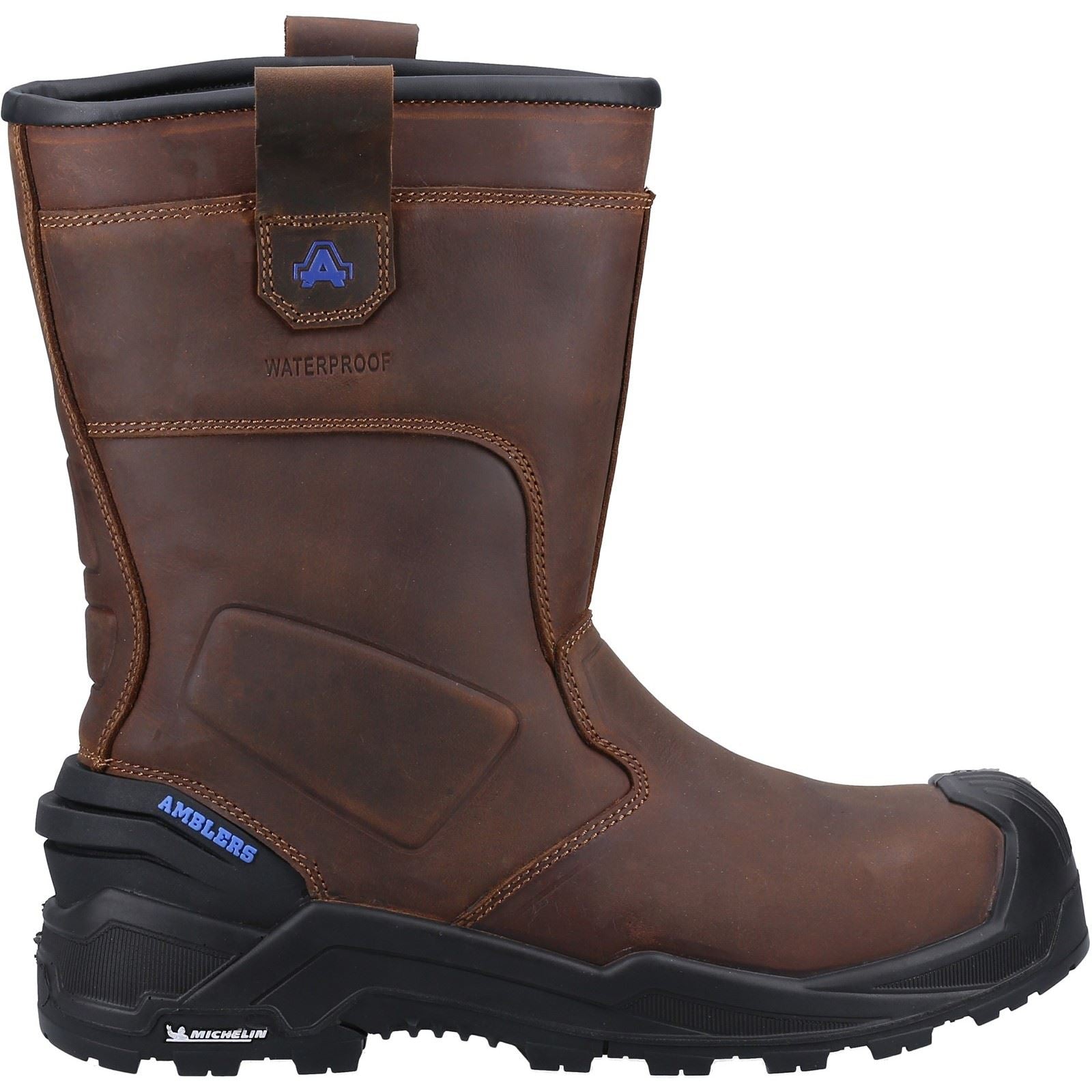 Amblers Safety  Bottes De Sécurité En Cuir Marron 983C