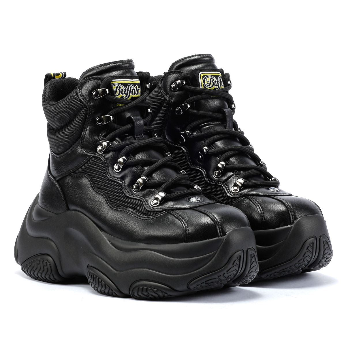 Buffalo Prowler Hike Hi bottes noires pour femmes