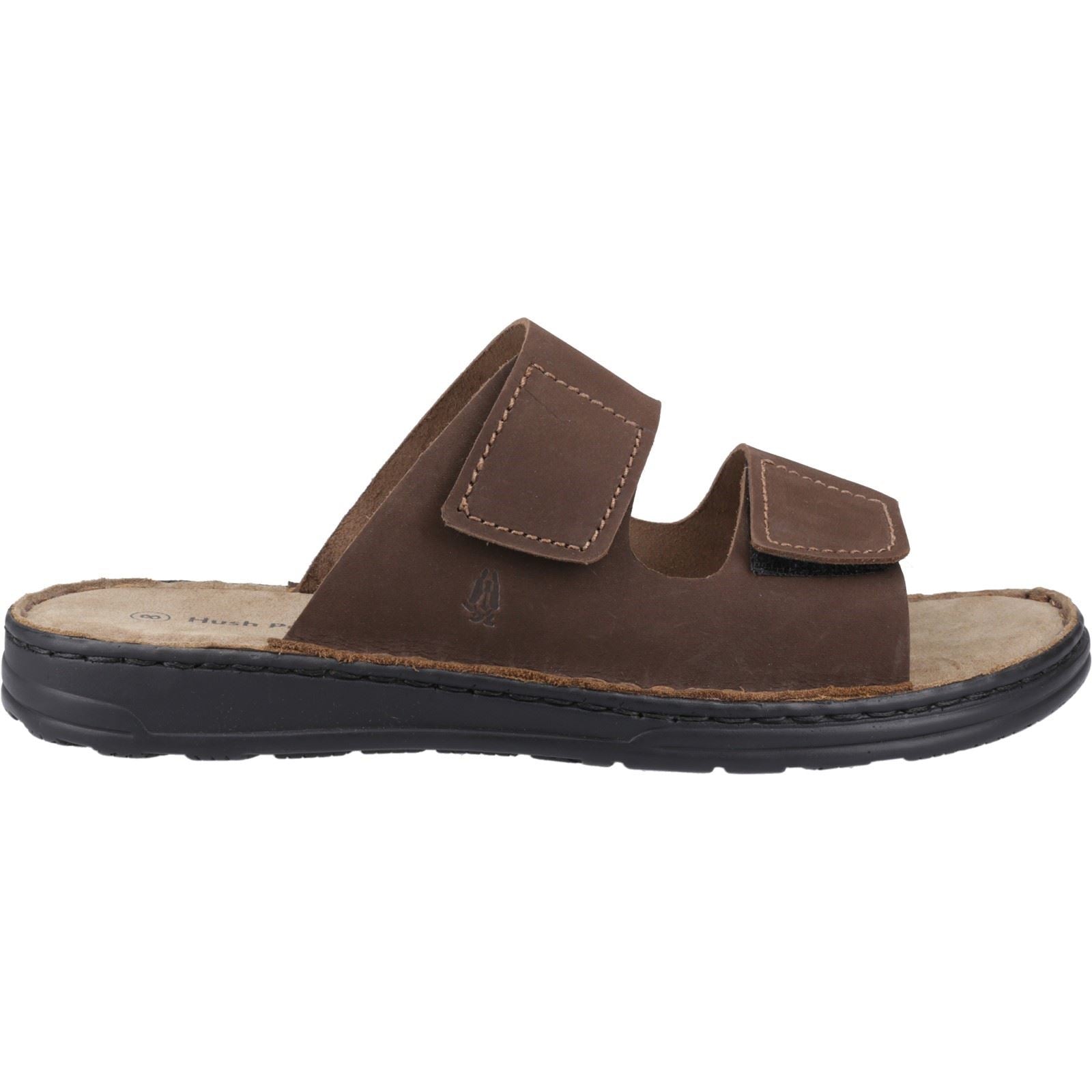 Hush Puppies Eugene Sandales Homme En Cuir Marron