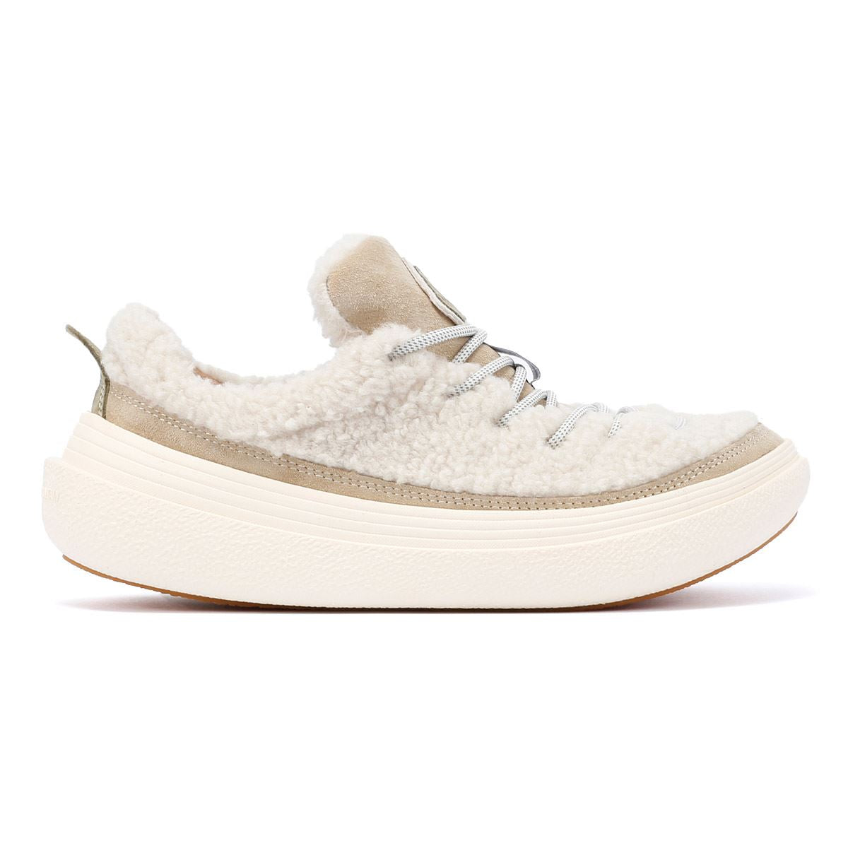 Flower Mountain Fami Teddy Baskets Blanches En Mélange De Laine