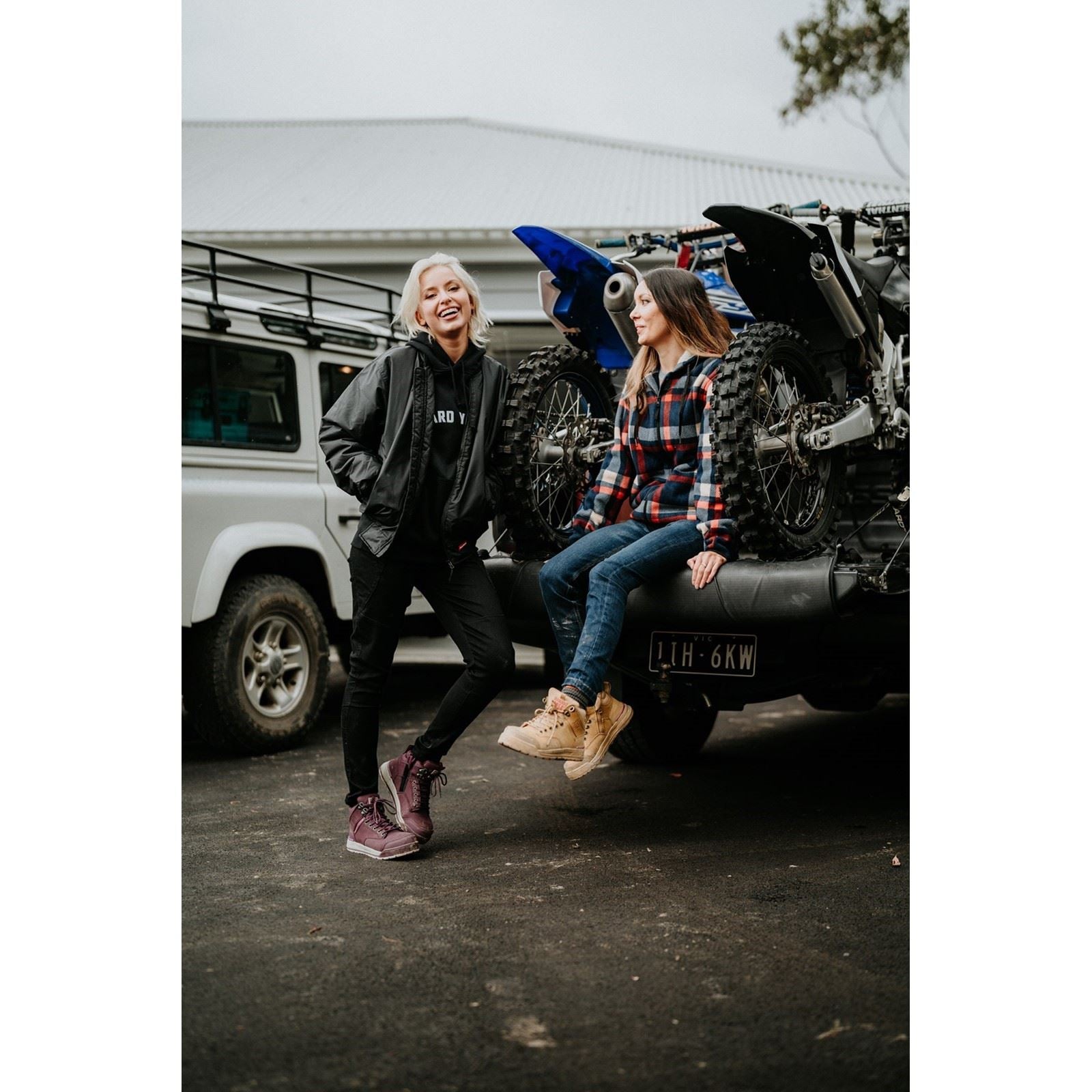 Hard Yakka  Bottes De Sécurité En Cuir Avec Dentelle Pour Femme En Blé Trois Mille Cinquante-Six