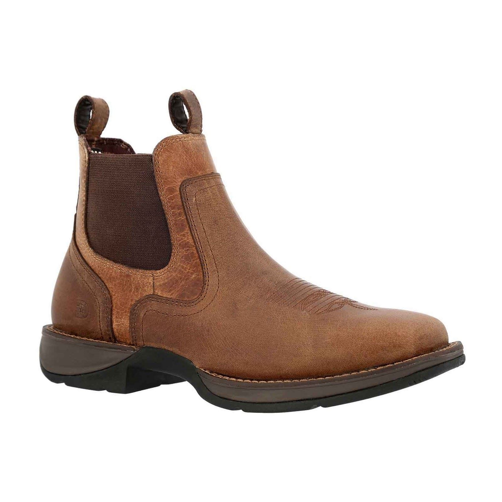 Durango Red Dirt Rebel Bottes De Cheville En Cuir Pour Hommes Old Town Brun/beige