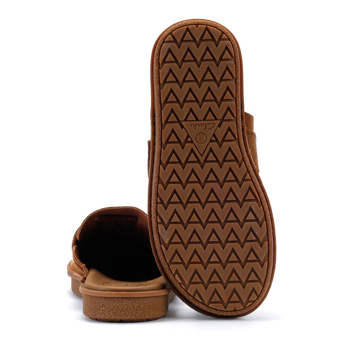 Clarks Main Litton Sabots En Daim Cola Pour Hommes