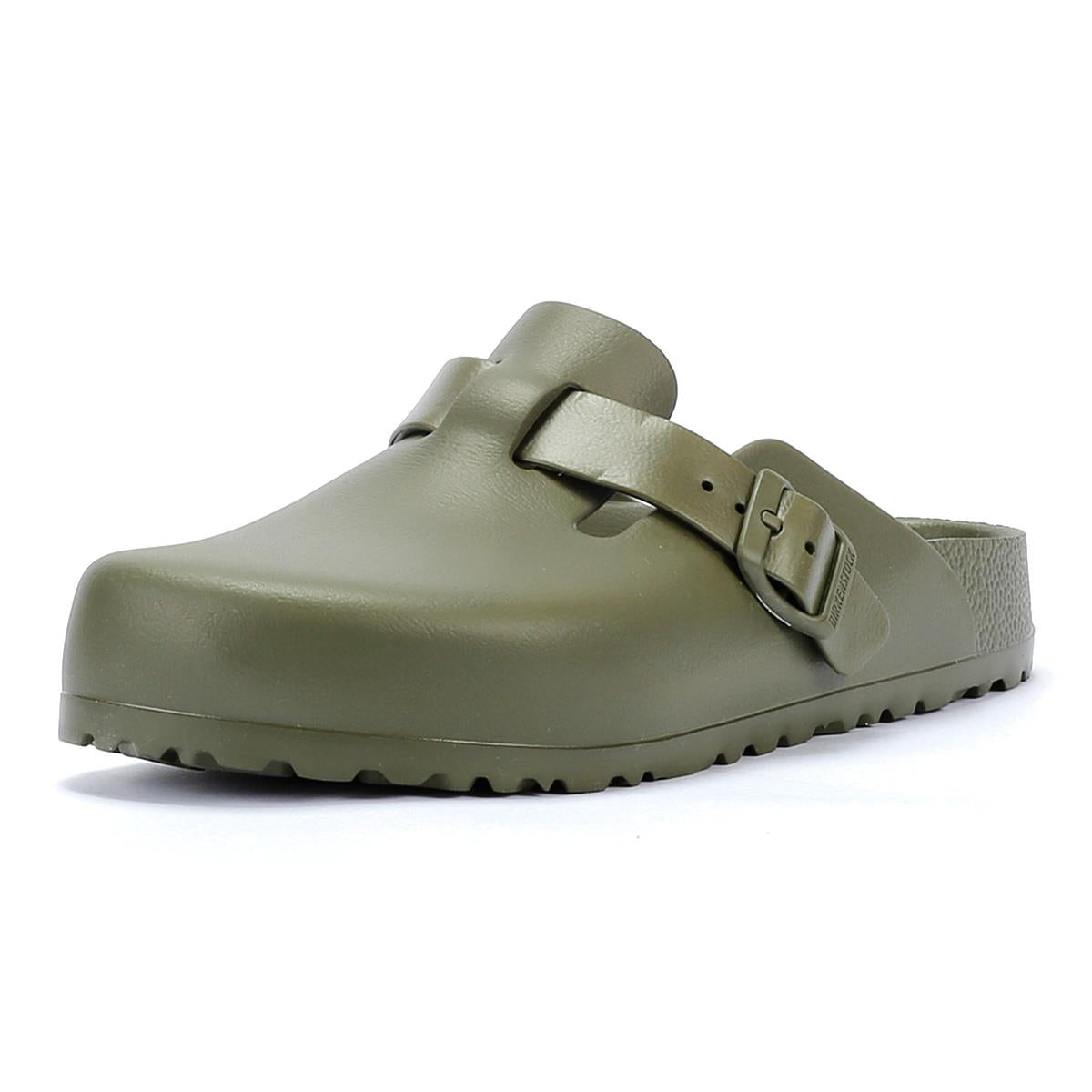 Birkenstock Boston Sabots Kaki Pour Femmes