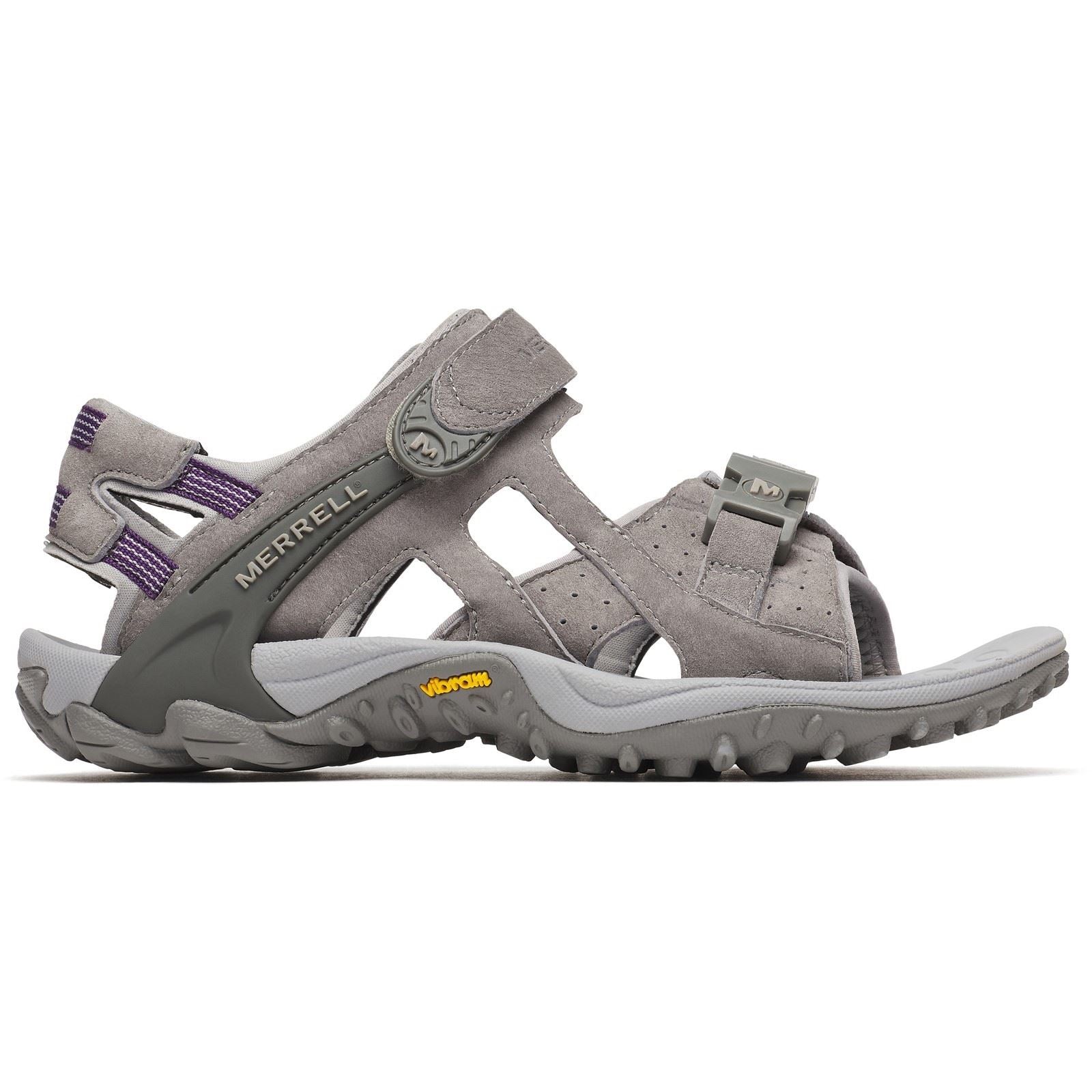 Merrell Kahuna III Sandales Suede Femme Charbon/Paloma