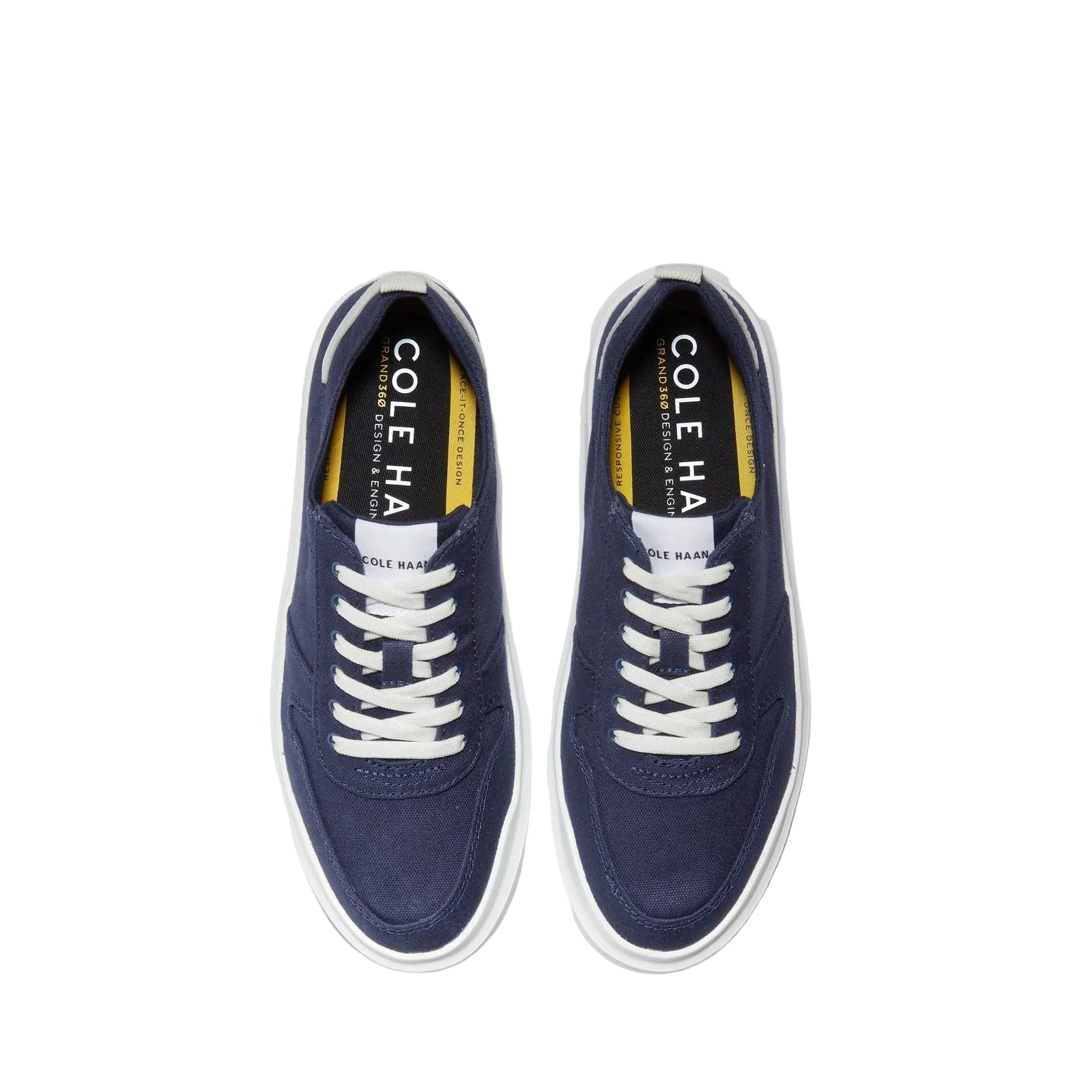 Cole Haan Grandpro Rally CA Baskets En Coton Mélangé Pour Femmes, Bleu Marine/Blanc Optique
