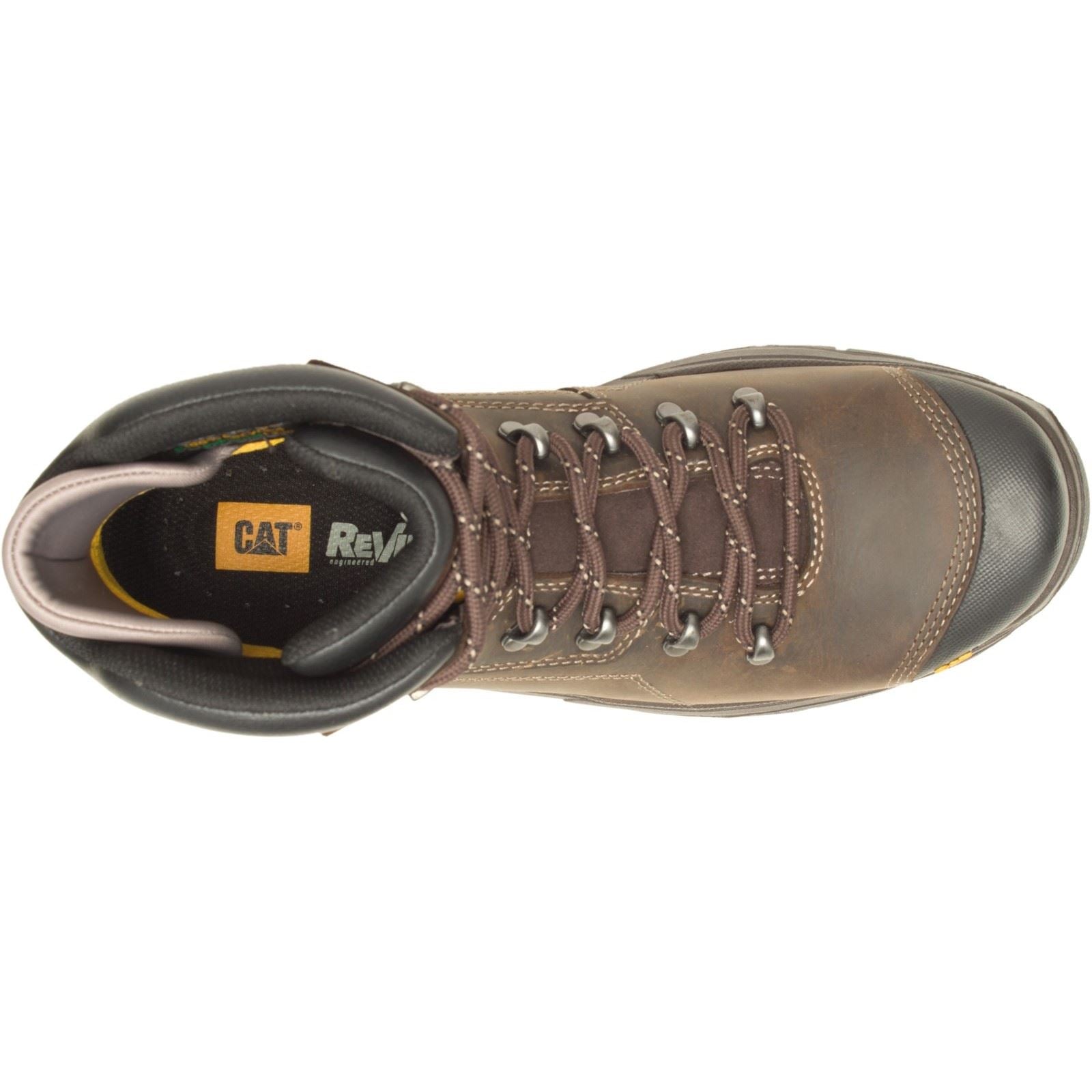 Caterpillar Bottes De Sécurité En Cuir Diagnostic 2.0 Coffee