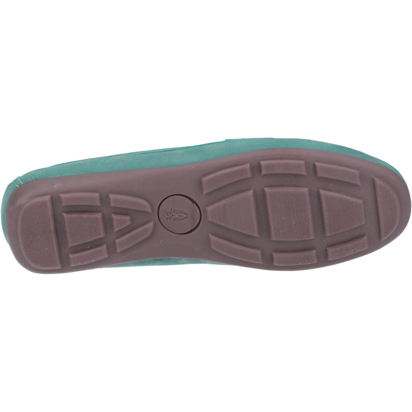 Hush Puppies Maggie Mocassins En Cuir Bleu Ciel Pour Femmes