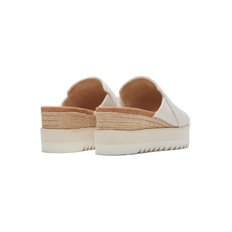 TOMS Diana Mule Compensées Naturelles Pour Femmes