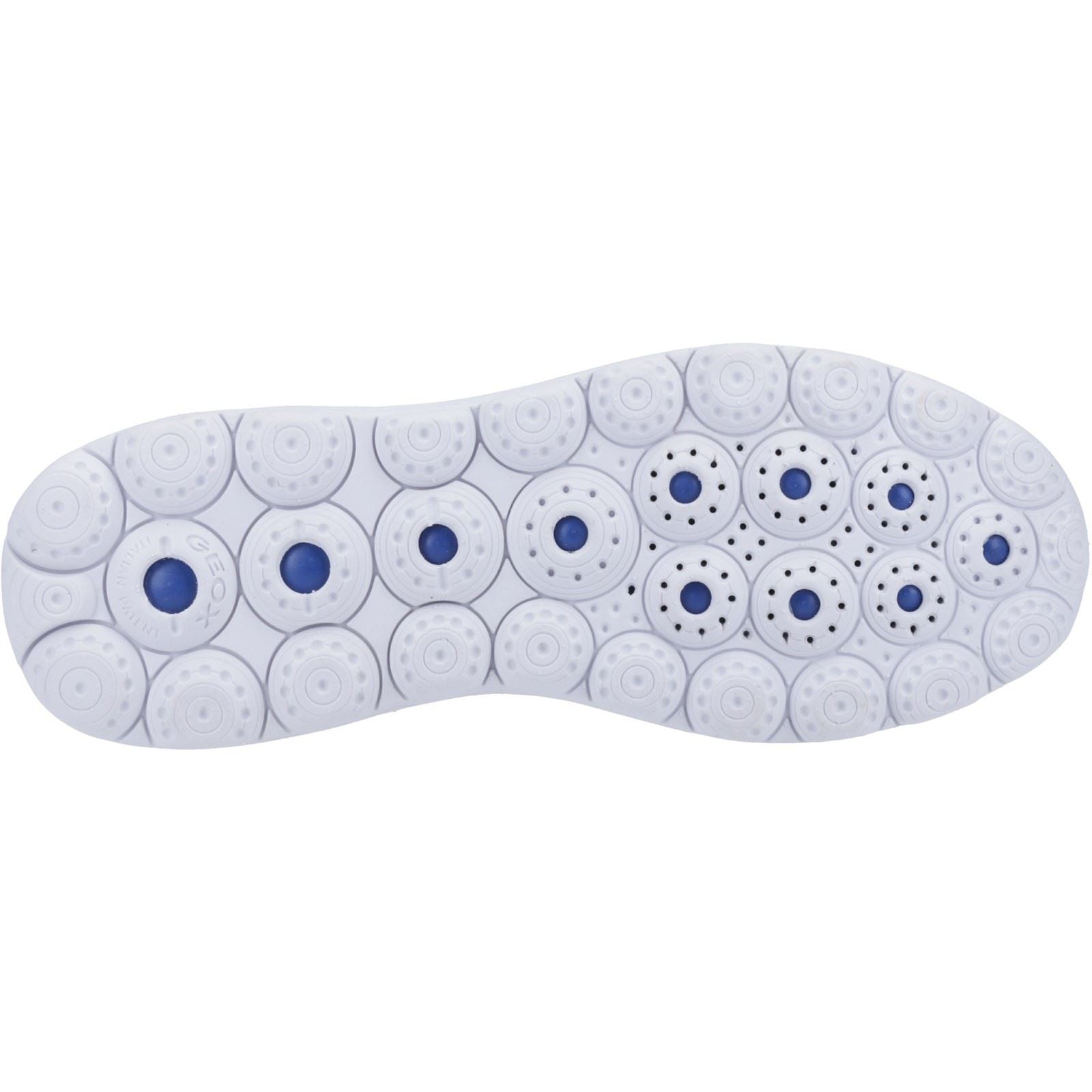 Geox D Spherica A Baskets Blanches En Cuir Pour Femmes