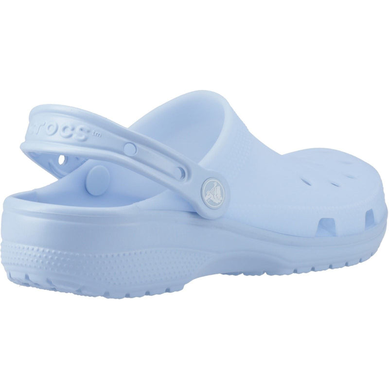 Crocs Classic Frosted Sabots En Calcite Bleue Thermoplastique