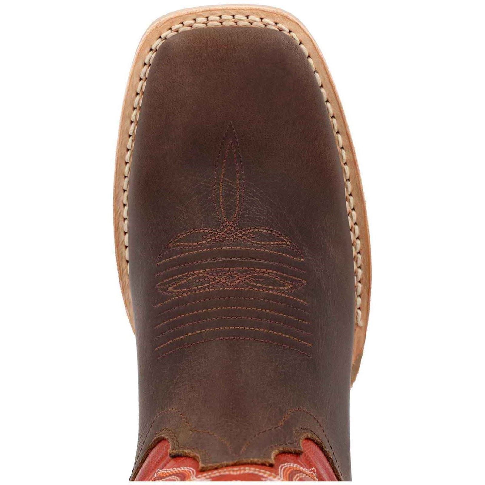 Durango Rebel Pro Bottes En Cuir Pour Hommes Usées Marron/piment Rouge