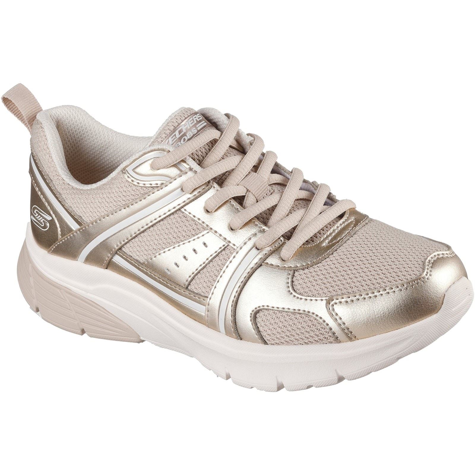 Skechers BOBS Vamos Chaussures De Sport Dorées Pour Femmes