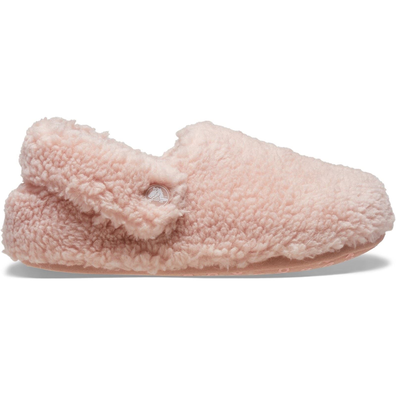 Crocs Classic Cozzzy Chaussons en argile rose en Synthétique