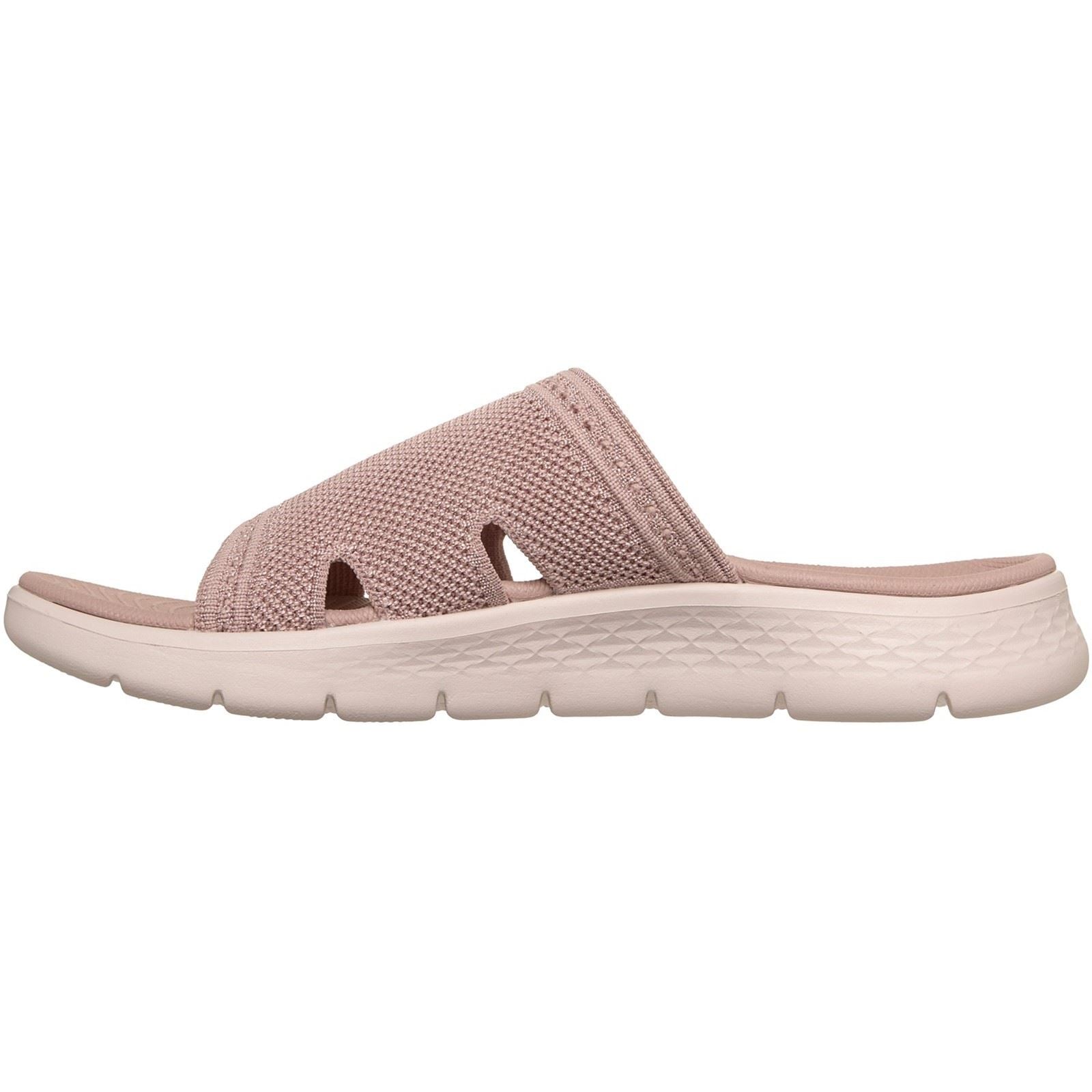 Skechers Go Walk Flex Sandales Blush En Polyester Pour Femmes