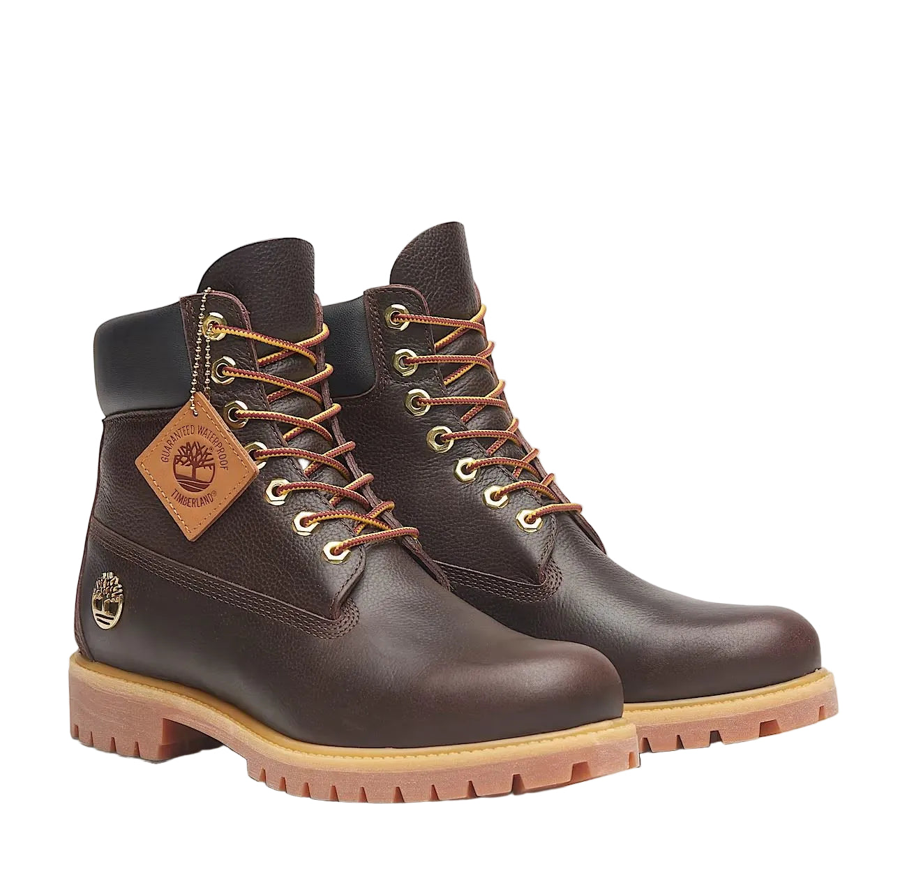 Timberland Premium Espresso 6 Inch Bottes En Cuir Marron Pour Hommes