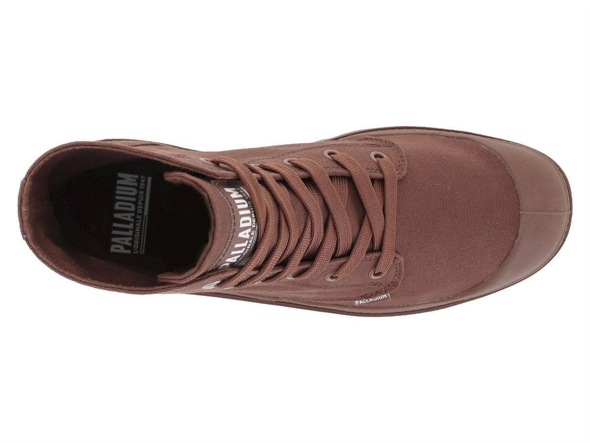 Palladium Mono Chrome Bottes Marron En Coton Pour Hommes