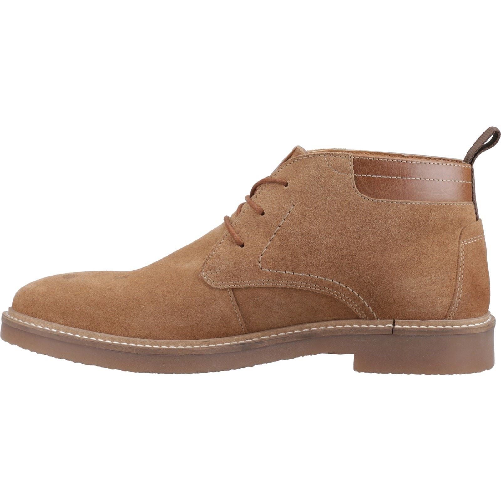 Hush Puppies Gideon Bottines Pour Homme En Daim Marron Clair