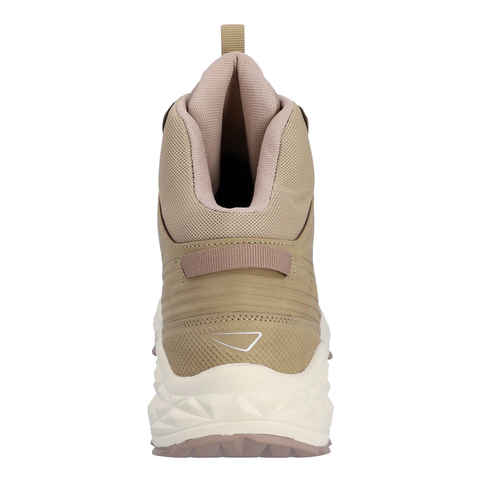 Hi-Tec Fuse Trek Mid Bottes De Randonnée Pour Femmes En Polyester Taupe/blanc Crête Gris/taupe Chaud