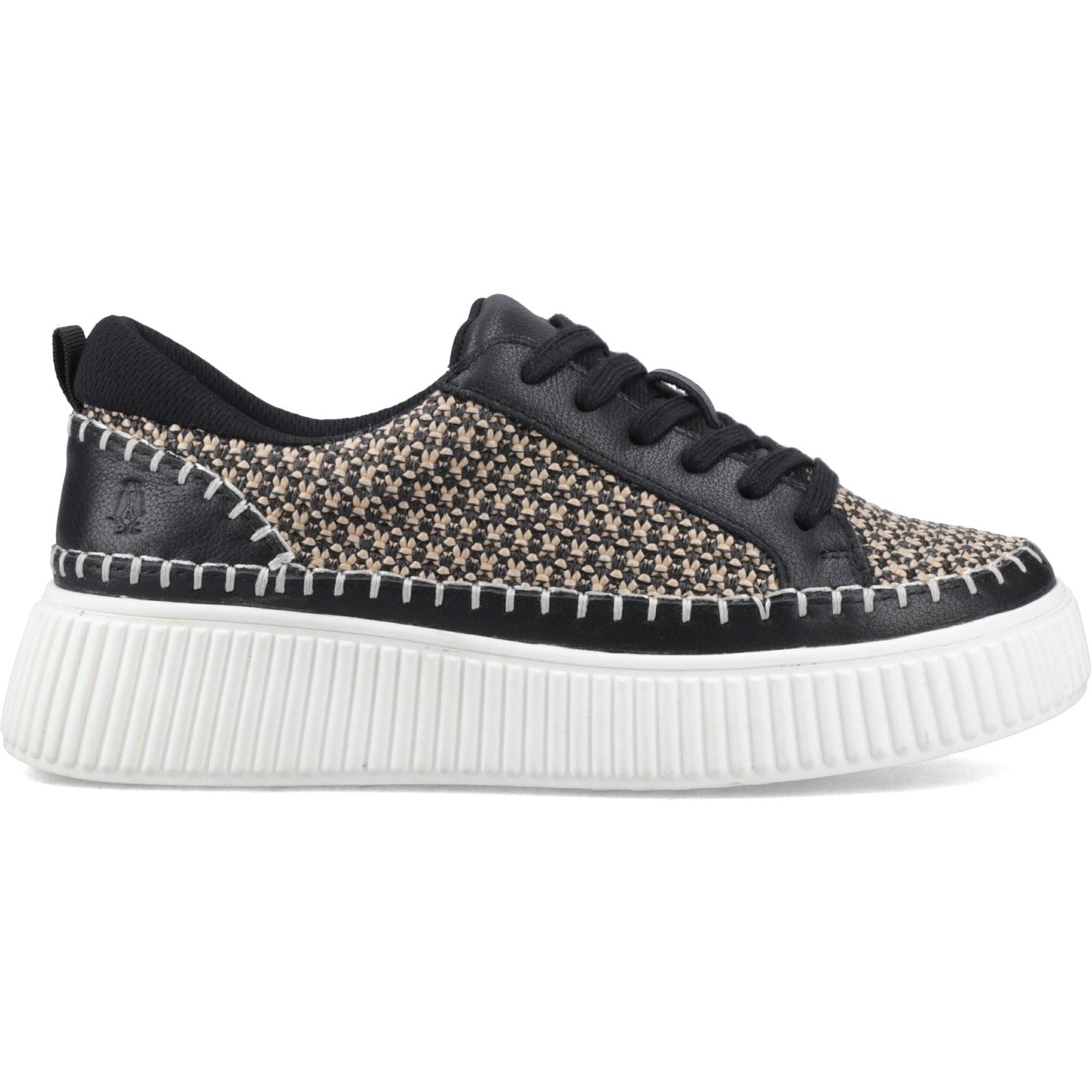 Hush Puppies Haisley Woven Baskets Noires En Textile Pour Femmes