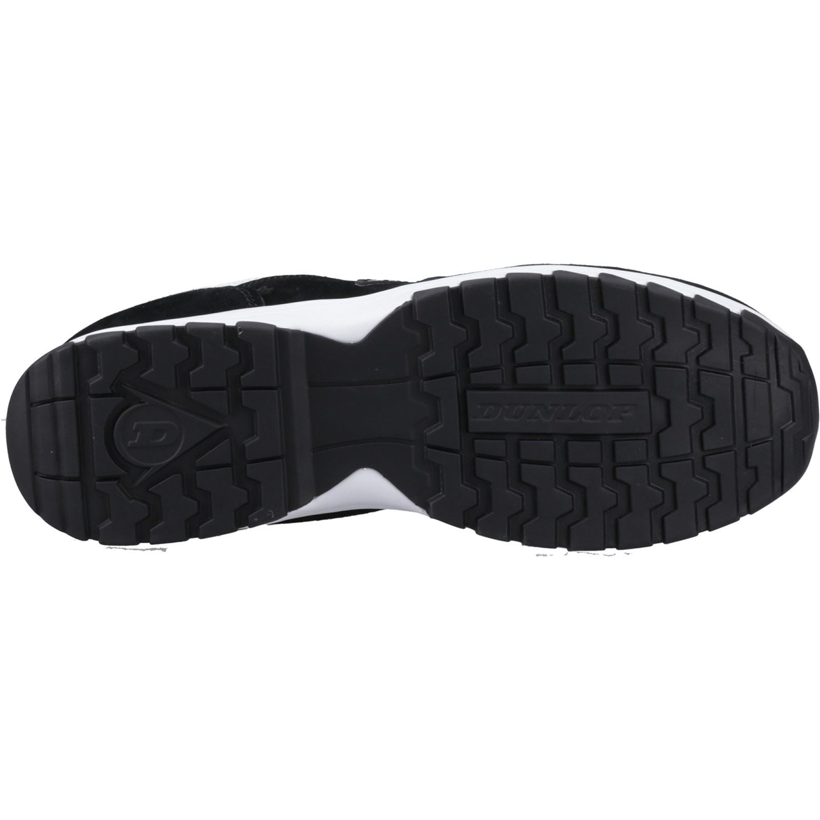 Dunlop Arrow Baskets De Sécurité Noires/Rouges/Blanches Suede Pour Homme