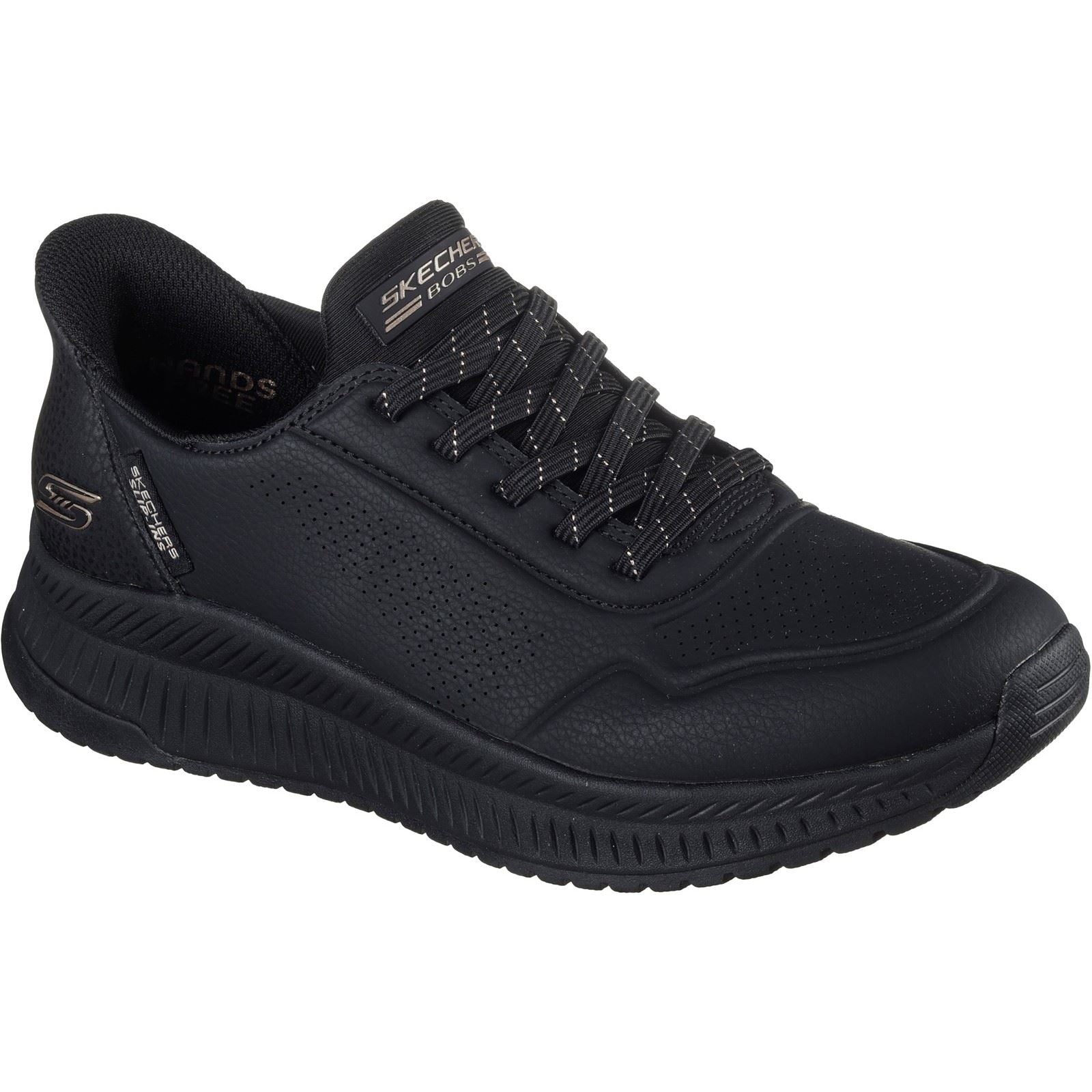 Skechers BOBS Squad 4 Key Look Baskets Noires Pour Femmes