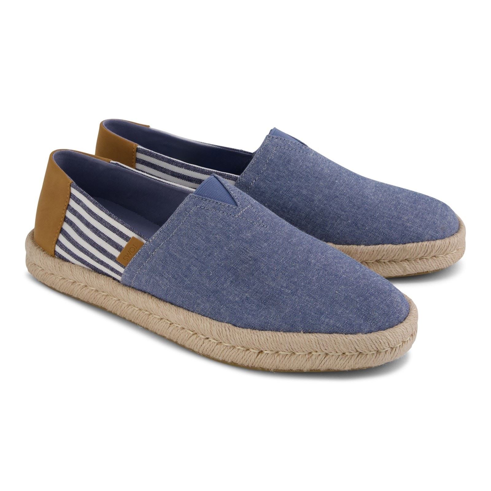 TOMS Alpargata Rope 2.0 Espadrilles En Textile Pour Hommes Navy