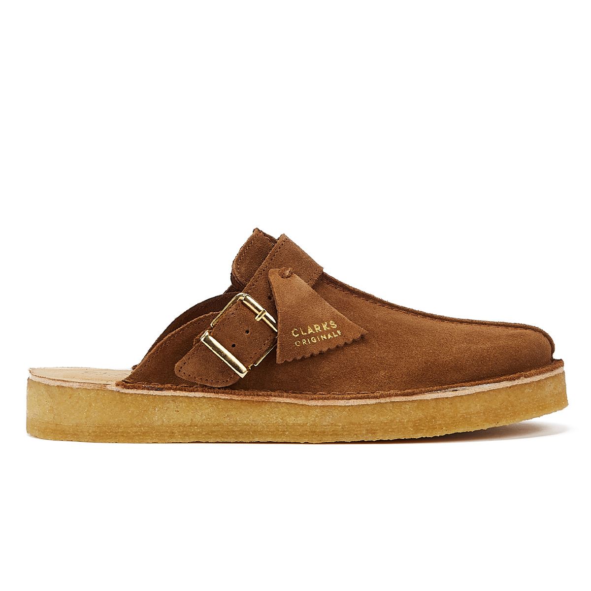 Clarks Originals Trek Mule Suede Sandales Homme Marron
