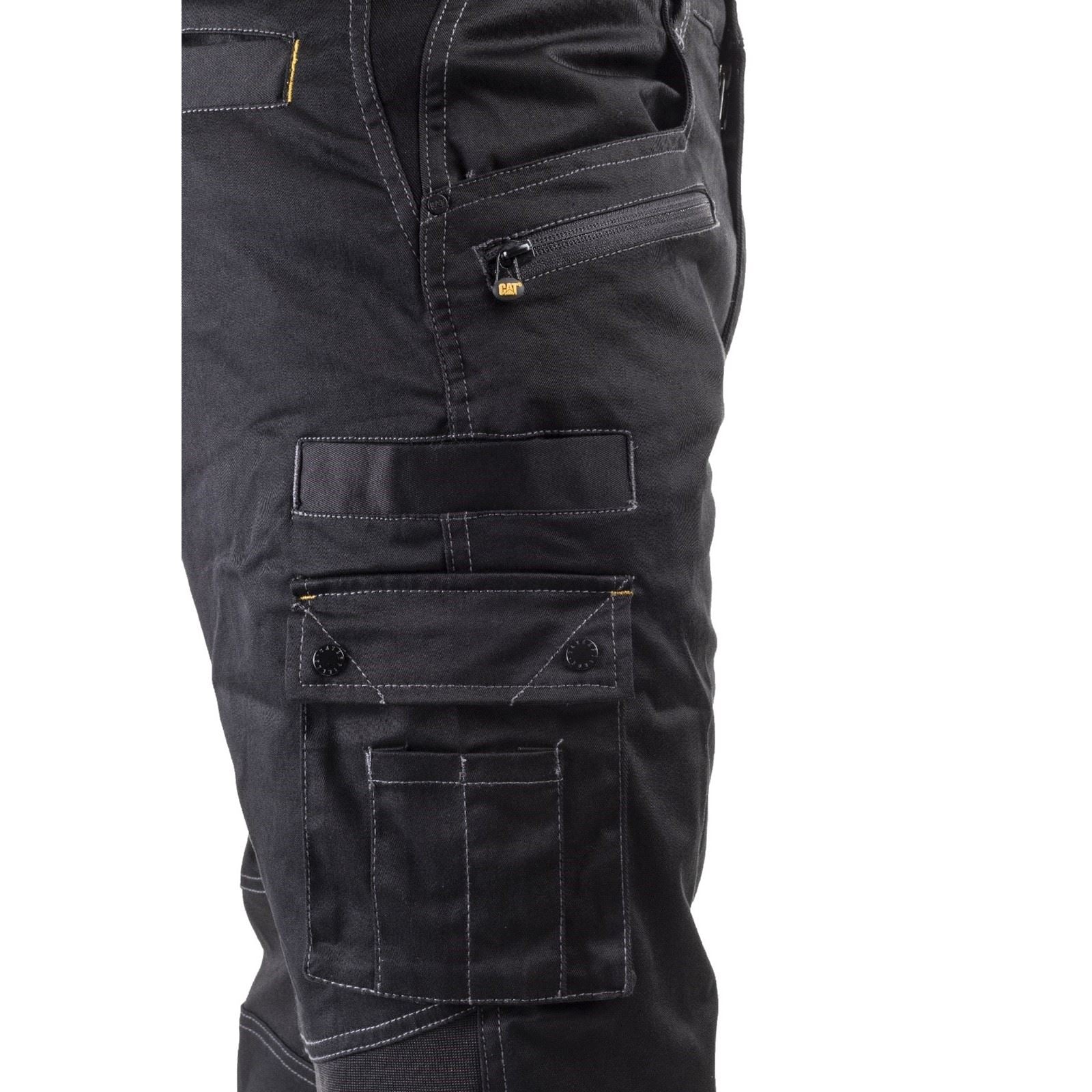 Caterpillar Operator FX Pantalons Noirs En Coton Pour Hommes - Extérieur