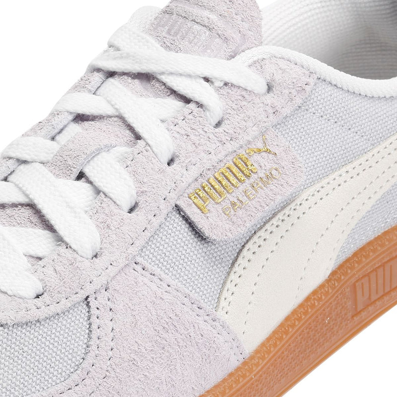 Puma Palermo Chaussures De Sport En Cuir Bleu Pour Femmes