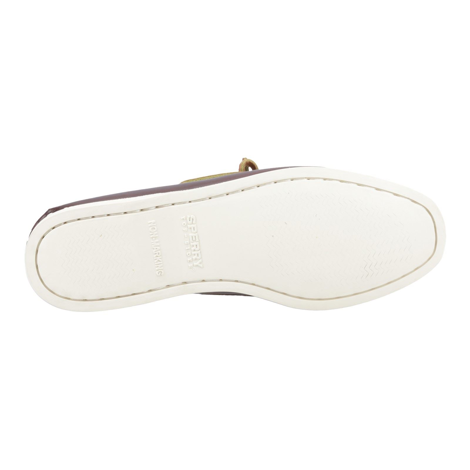 Sperry Authentic 2 Eye Chaussures Bateau Pour Homme En Cuir Marron
