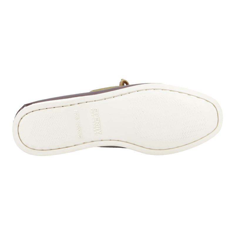 Sperry Authentic 2 Eye Chaussures Bateau Pour Homme En Cuir Marron