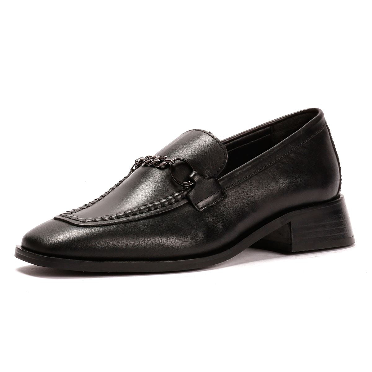 Osprey London The Islington Mocassins En Cuir Pour Femmes Noirs