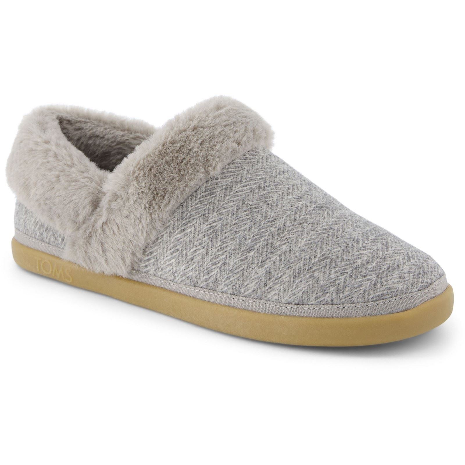 TOMS Oslo Chaussons Gris Pour Femmes En Synthétique